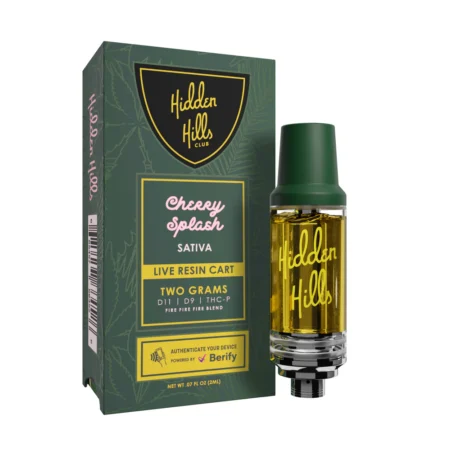Hidden Hills Fire Fire Blend Cherry Splash Hybrid Cartridge (2grams)