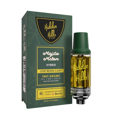 Hidden Hills Fire Fire Blend Mojito Melon Hybrid Cartridge (2grams)