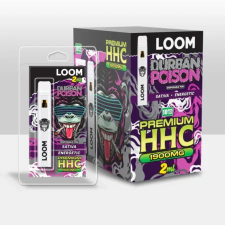 Loom 2ml DISPOSABLE - Durban Poison Premium HHC 2ml