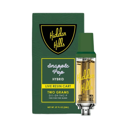 Hidden Hills Fire Fire Blend Snapple Pop Hybrid Cartridge (2grams)