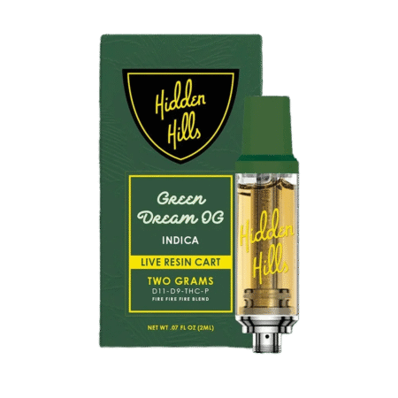 Hidden Hills Fire Fire Blend Green Dream Hybrid Cartridge (2grams)