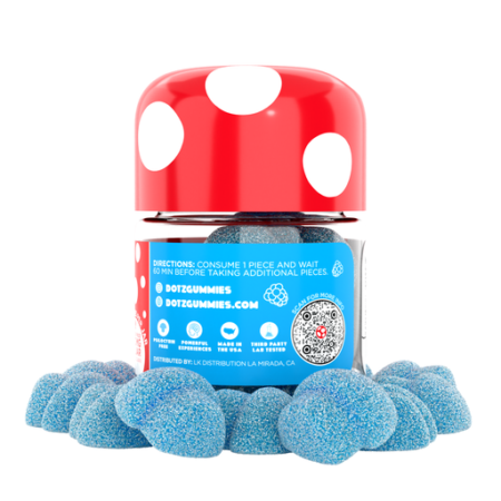 Dotz Amanita Muscaria Gummies - Blue Raspberry 1000mg